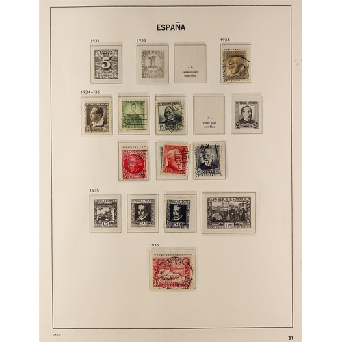 1022 - SPAIN 1872 - 1935 COLLECTION on album pages, comprehensive ranges. Chiefly good to fine (250+ stamps... 