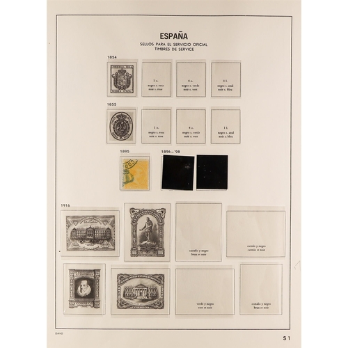 1022 - SPAIN 1872 - 1935 COLLECTION on album pages, comprehensive ranges. Chiefly good to fine (250+ stamps... 