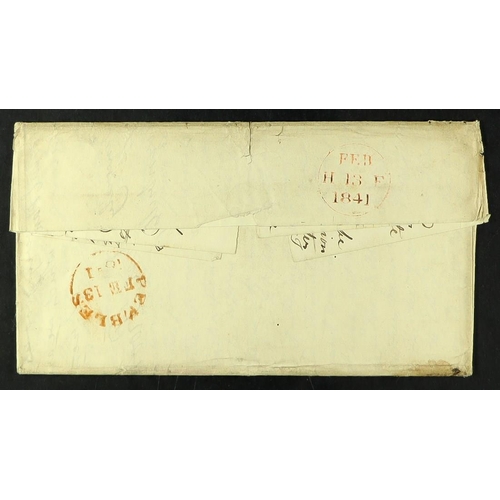 1260 - GB.QUEEN VICTORIA 1841 (12 Feb) EL from Peebles to Akehead Wigton, Cumberland regarding the proposed... 