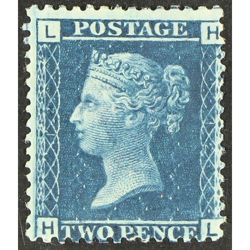 1323 - GB.QUEEN VICTORIA 1858-76 2d blue plate 12, SG 45, very fine mint lightly hinged. Cat £3000.
Lot 132... 