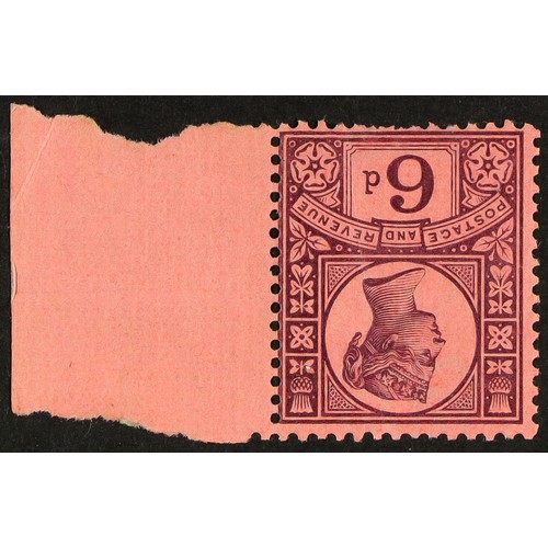 1365 - GB.QUEEN VICTORIA 1887-92 6d purple / rose-red Jubilee WATERMARK INVERTED, SG 208wi, never hinged mi... 