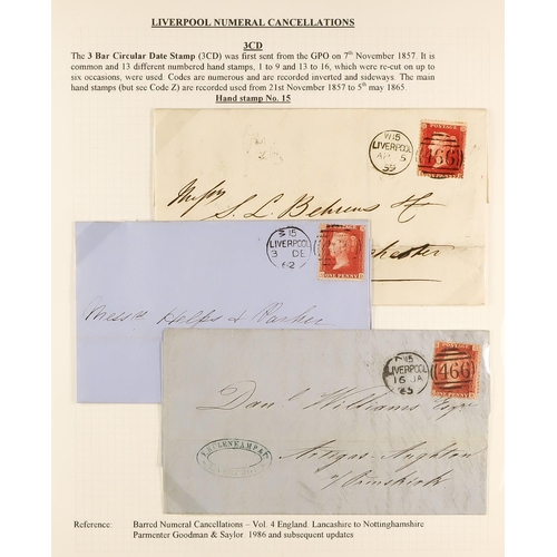 1371 - GB.QUEEN VICTORIA LIVERPOOL POSTAL HISTORY. A well-collected and beautifully displayed collection wr... 