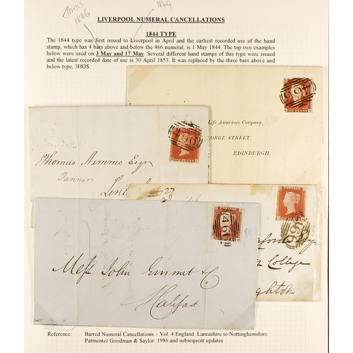 1371 - GB.QUEEN VICTORIA LIVERPOOL POSTAL HISTORY. A well-collected and beautifully displayed collection wr... 