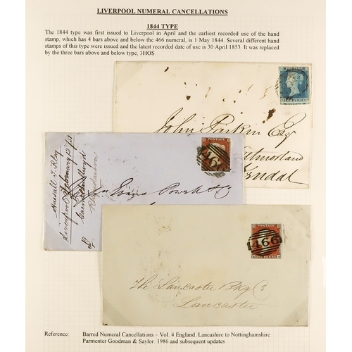 1371 - GB.QUEEN VICTORIA LIVERPOOL POSTAL HISTORY. A well-collected and beautifully displayed collection wr... 