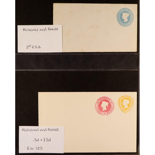 1373 - GB.QUEEN VICTORIA POSTAL STATIONERY COLLECTION in binder, chiefly unused items, note stamped to orde... 