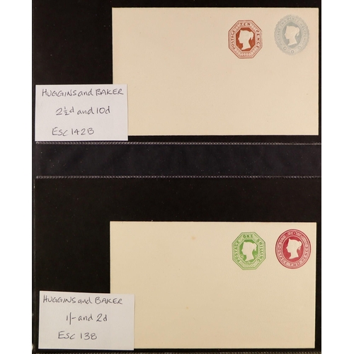 1373 - GB.QUEEN VICTORIA POSTAL STATIONERY COLLECTION in binder, chiefly unused items, note stamped to orde... 