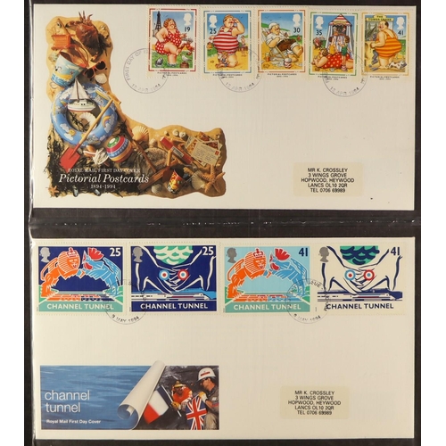 1412 - GB.ELIZABETH II 1960s  -1990s COLLECTIONS comprising of approximately 430 First Day Covers, 250 PHQ ... 