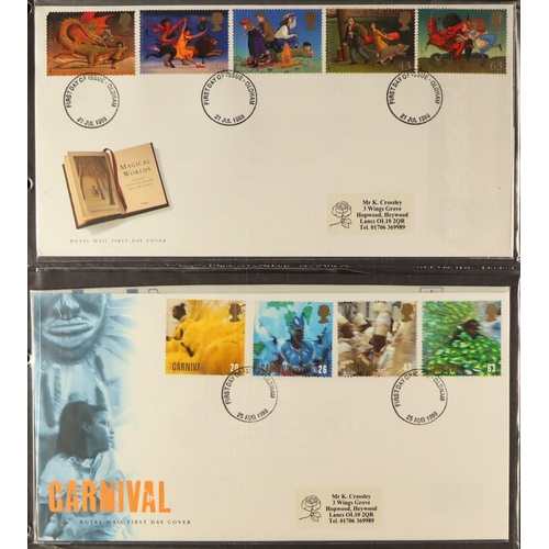 1412 - GB.ELIZABETH II 1960s  -1990s COLLECTIONS comprising of approximately 430 First Day Covers, 250 PHQ ... 