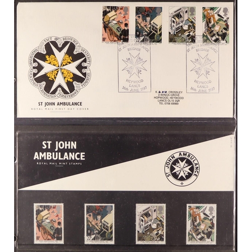 1412 - GB.ELIZABETH II 1960s  -1990s COLLECTIONS comprising of approximately 430 First Day Covers, 250 PHQ ... 