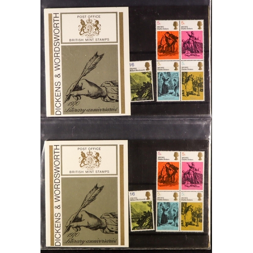 1417 - GB.ELIZABETH II 1968 - 1974 GERMAN & JAPANESE PRESENTATION PACKS outstanding collection of presentat... 