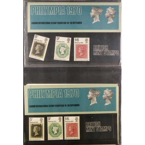 1417 - GB.ELIZABETH II 1968 - 1974 GERMAN & JAPANESE PRESENTATION PACKS outstanding collection of presentat... 