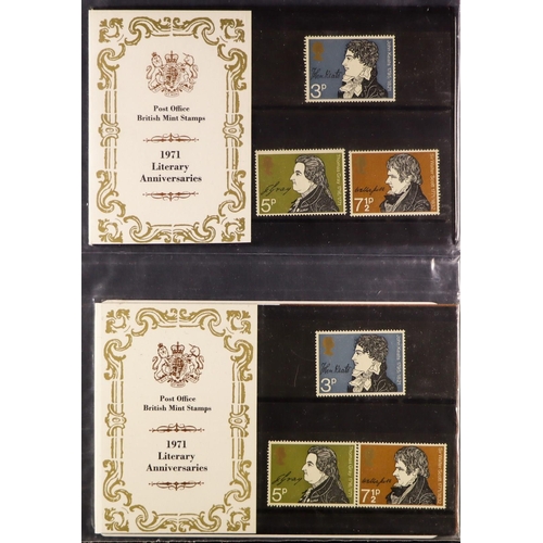 1417 - GB.ELIZABETH II 1968 - 1974 GERMAN & JAPANESE PRESENTATION PACKS outstanding collection of presentat... 