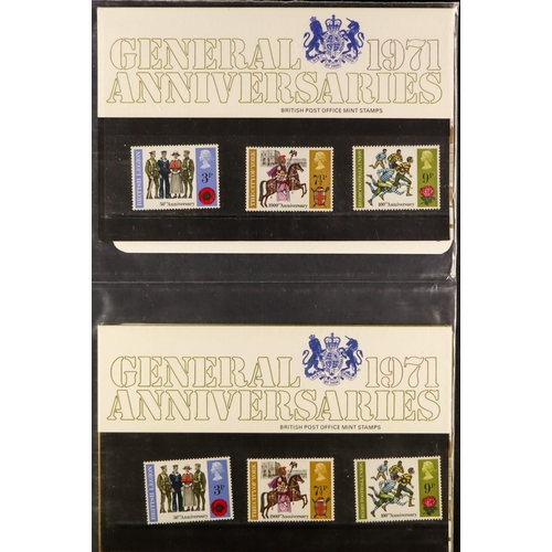 1417 - GB.ELIZABETH II 1968 - 1974 GERMAN & JAPANESE PRESENTATION PACKS outstanding collection of presentat... 