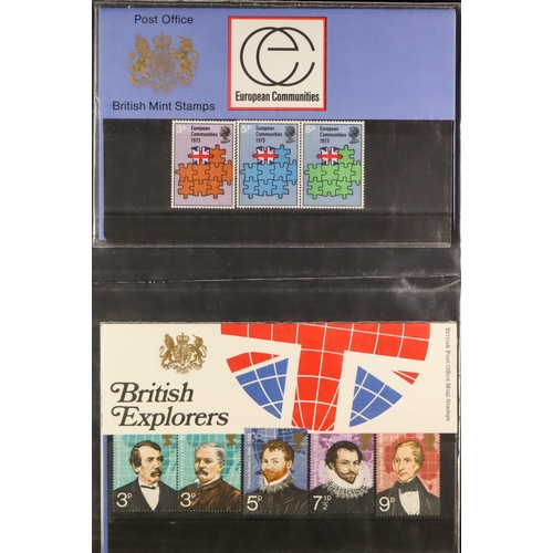 1417 - GB.ELIZABETH II 1968 - 1974 GERMAN & JAPANESE PRESENTATION PACKS outstanding collection of presentat... 