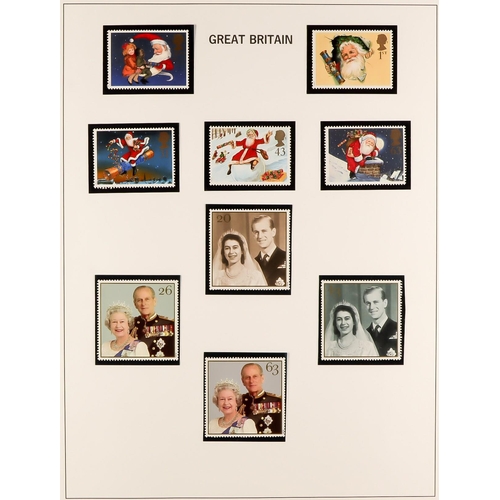 1432 - GB.ELIZABETH II 1971 - 1998 NEVER HINGED MINT collection in Davo album, non-Machins face £150+, also... 