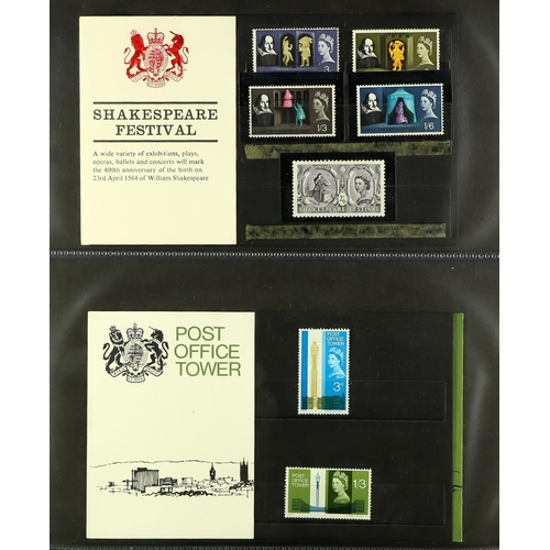 1434 - GB.ELIZABETH II 1971 - 2010 COMMEMORATIVE PRESENTATION PACKS. A near complete run (missing M02 and M... 