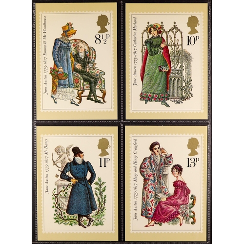 1444 - GB.ELIZABETH II 1973 - 1999 PHQ CARD SELECTION. Includes County Cricket, 10p Tree, Fire Service, Tur... 