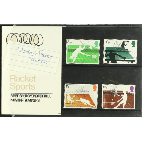 1447 - GB.ELIZABETH II 1975 - 1985 ERRORS & DESIGNER - SIGNED PRESENTATION PACKS. Surely a unique collectio... 