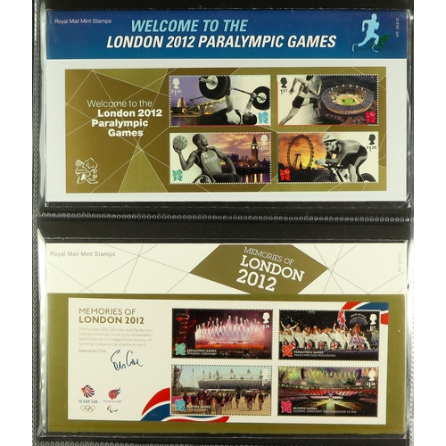 1462 - GB.ELIZABETH II 2002 - 2012 COMMEMORATIVE PRESENTATION PACKS. A near complete run with 'Coastlines' ... 