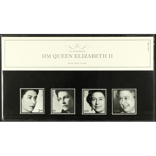 1468 - GB.ELIZABETH II 2021 - 2022 COMMEMORATIVE PRESENTATION PACKS. Complete run of packs (596-625). Face ... 