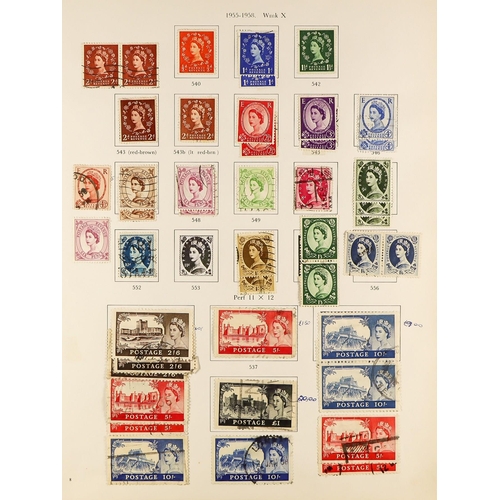 1477 - GB.ELIZABETH II COLLECTIONS AND COVERS in three sparse albums of basic stamps covering all reigns, a... 