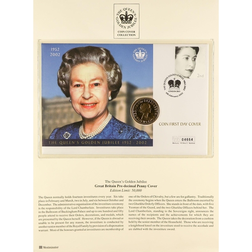 1477 - GB.ELIZABETH II COLLECTIONS AND COVERS in three sparse albums of basic stamps covering all reigns, a... 