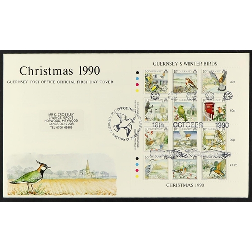 1514 - GB.ISLANDS GUERNSEY  1975 - 2012 COLLECTIONS comprising of 1981-1991 used collection in Lindner albu... 