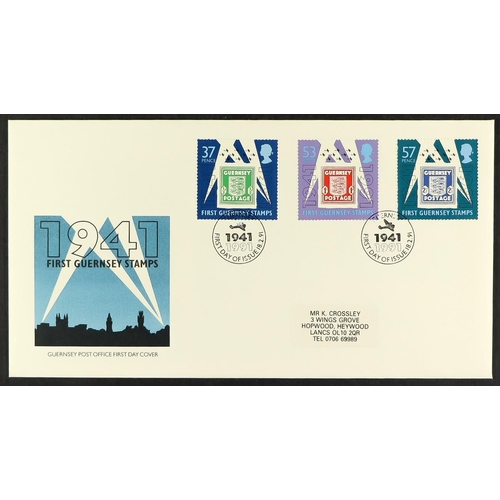 1514 - GB.ISLANDS GUERNSEY  1975 - 2012 COLLECTIONS comprising of 1981-1991 used collection in Lindner albu... 