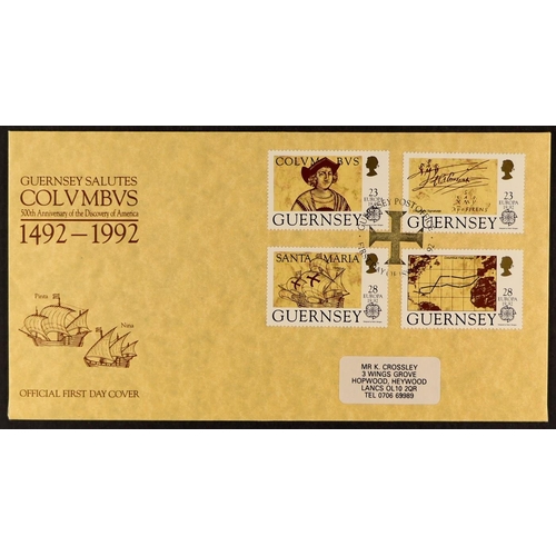 1514 - GB.ISLANDS GUERNSEY  1975 - 2012 COLLECTIONS comprising of 1981-1991 used collection in Lindner albu... 