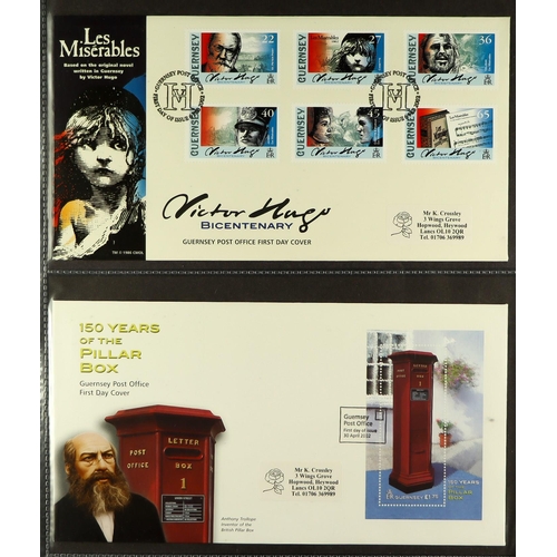 1514 - GB.ISLANDS GUERNSEY  1975 - 2012 COLLECTIONS comprising of 1981-1991 used collection in Lindner albu... 