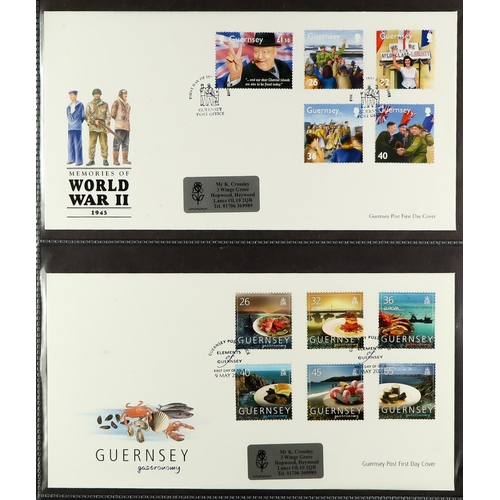 1514 - GB.ISLANDS GUERNSEY  1975 - 2012 COLLECTIONS comprising of 1981-1991 used collection in Lindner albu... 