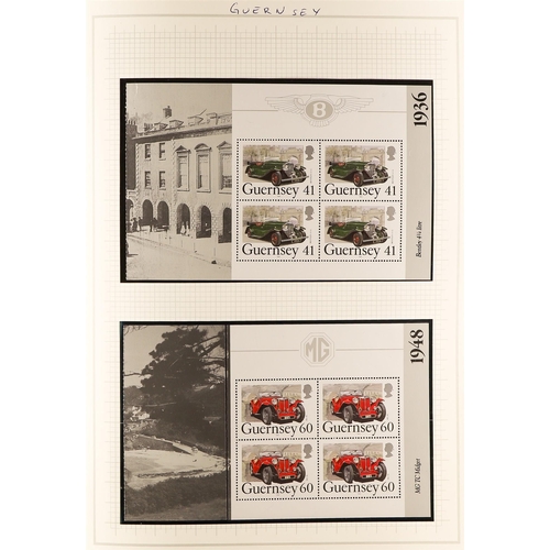 1517 - GB.ISLANDS GUERNSEY 1869 - 2007 mint and used in 2 Lighthouse albums (mainly never hinged mint) - th... 