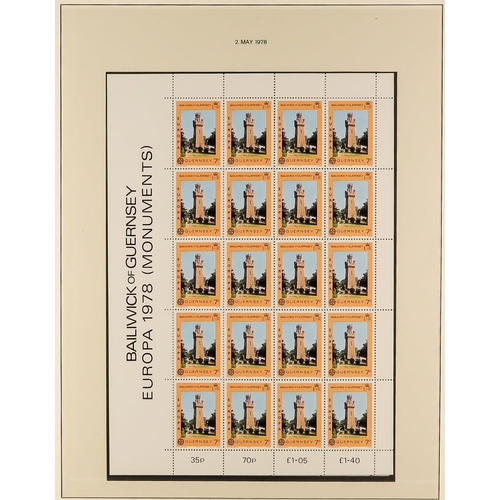 1518 - GB.ISLANDS GUERNSEY 1969 - 2012 NEVER HINGED MINT COLLECTION in three Lindner albums. Highly complet... 