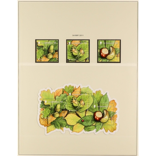 1518 - GB.ISLANDS GUERNSEY 1969 - 2012 NEVER HINGED MINT COLLECTION in three Lindner albums. Highly complet... 