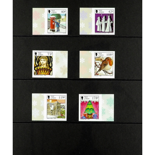 1521 - GB.ISLANDS ISLE OF MAN 2000 - 2013 IMPERFORATE PROOFS of complete sets and miniature sheets from the... 