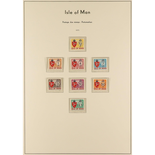 1526 - GB.ISLANDS ISLE OF MAN 1971 - 2010 NEVER HINGED MINT COLLECTION in Lighthouse album 71-90, binder 70... 