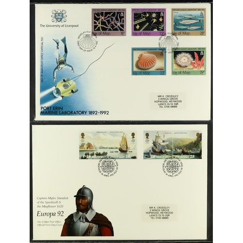 1527 - GB.ISLANDS ISLE OF MAN 1971 - 2012 COLLECTIONS comprising of a 1971-90 used collection in Lindner al... 