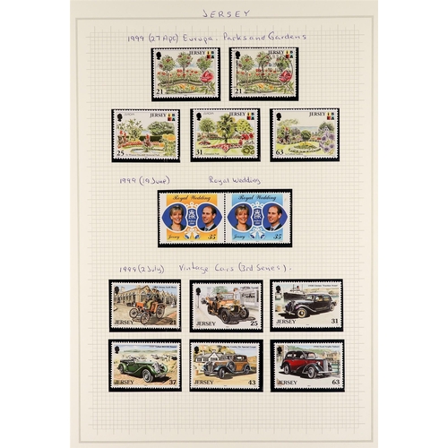 1530 - GB.ISLANDS JERSEY 1941 - 2013 mint and used (chiefly never hinged mint) collection in 2 Lighthouse a... 