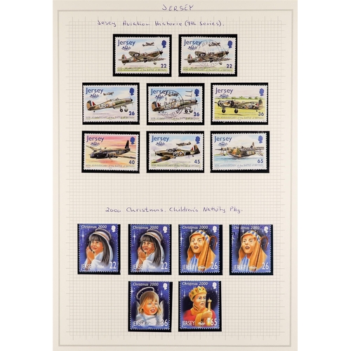 1530 - GB.ISLANDS JERSEY 1941 - 2013 mint and used (chiefly never hinged mint) collection in 2 Lighthouse a... 