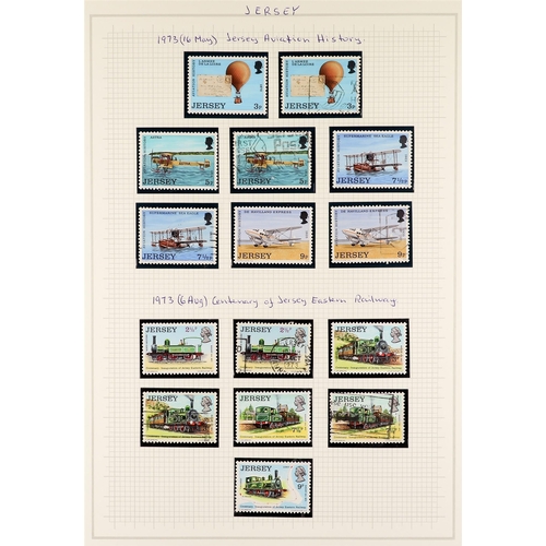 1530 - GB.ISLANDS JERSEY 1941 - 2013 mint and used (chiefly never hinged mint) collection in 2 Lighthouse a... 