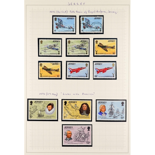 1530 - GB.ISLANDS JERSEY 1941 - 2013 mint and used (chiefly never hinged mint) collection in 2 Lighthouse a... 