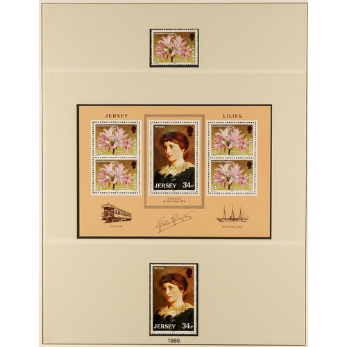 1532 - GB.ISLANDS JERSEY 1969 - 2005 NEVER HINGED MINT COLLECTION in two Lindner albums. Highly complete. F... 