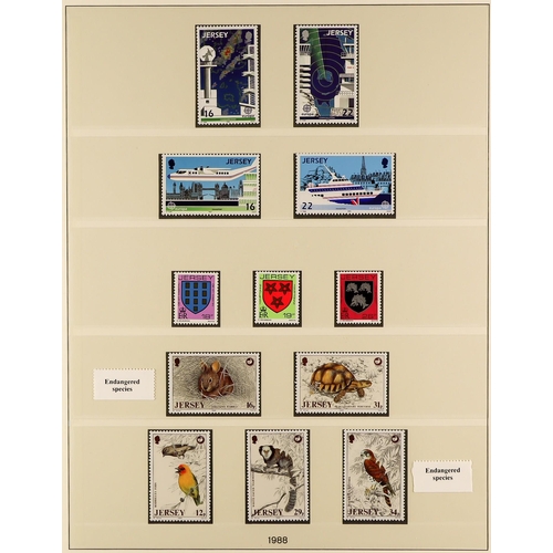 1532 - GB.ISLANDS JERSEY 1969 - 2005 NEVER HINGED MINT COLLECTION in two Lindner albums. Highly complete. F... 