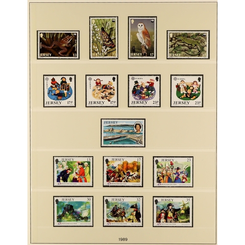 1532 - GB.ISLANDS JERSEY 1969 - 2005 NEVER HINGED MINT COLLECTION in two Lindner albums. Highly complete. F... 