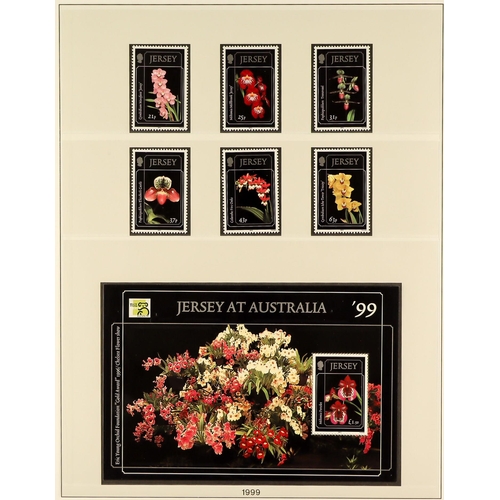 1532 - GB.ISLANDS JERSEY 1969 - 2005 NEVER HINGED MINT COLLECTION in two Lindner albums. Highly complete. F... 