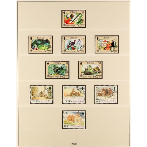 1533 - GB.ISLANDS JERSEY 1973 - 2005 COLLECTIONS comprising of a highly complete 1973-90 used collection in... 