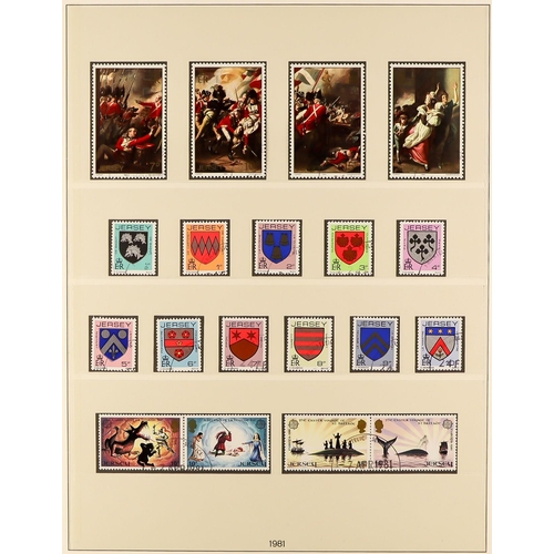 1533 - GB.ISLANDS JERSEY 1973 - 2005 COLLECTIONS comprising of a highly complete 1973-90 used collection in... 