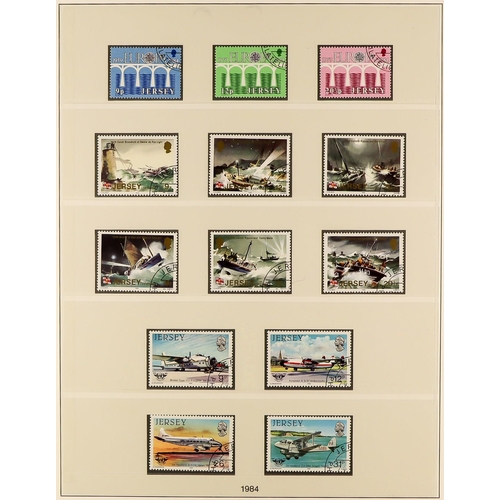 1533 - GB.ISLANDS JERSEY 1973 - 2005 COLLECTIONS comprising of a highly complete 1973-90 used collection in... 