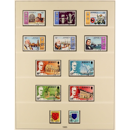 1533 - GB.ISLANDS JERSEY 1973 - 2005 COLLECTIONS comprising of a highly complete 1973-90 used collection in... 