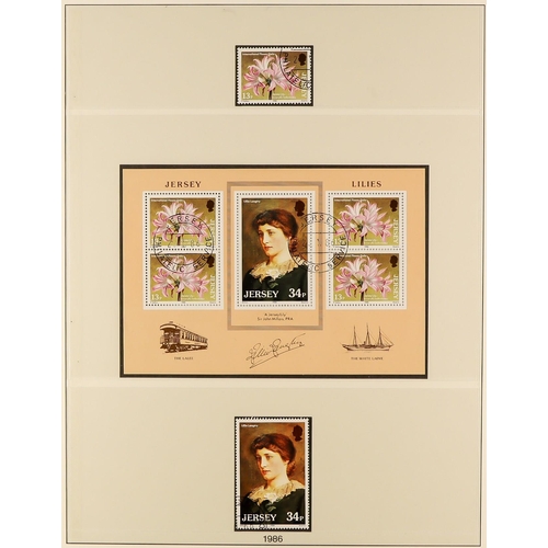 1533 - GB.ISLANDS JERSEY 1973 - 2005 COLLECTIONS comprising of a highly complete 1973-90 used collection in... 